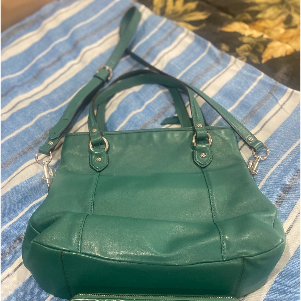 Beautiful Coach bag with matching wallet